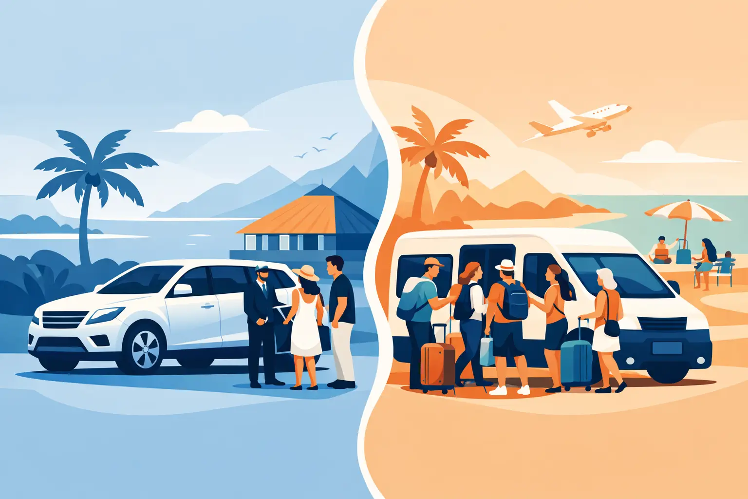 Private vs Shared Resort Transfer: Which Fits? 1 Private vs Shared Resort Transfer: Which Fits?